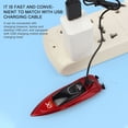 thumbnail image 3 of PVCS 2.4G High-speed Remote Control Large-capacity Rechargeable Battery Electric Speedboat Racing Yacht Waterproof Model Toy Boy Gift for Kids, 3 of 4