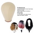thumbnail image 4 of Mannequin  Head, Facial Features Design Stable  Block Head 24 Inch Professional Rough  with Mounting Hole for  Styling, 4 of 8