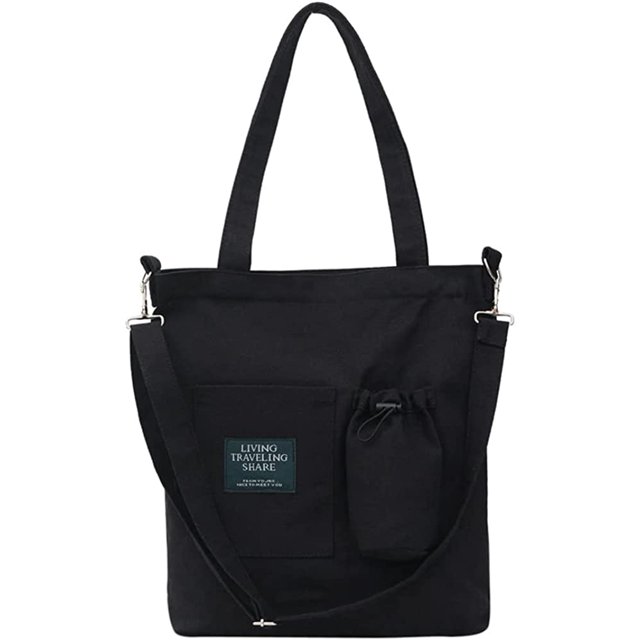 LinYooLi Sac à Bandoulière Mode pour Femmes Adolescentes Décontracté Grand Sac Hobo en Toile