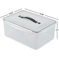 4 Packs Large Airtight Food Storage Containers with Lids 16 L / 546 Oz