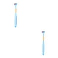 thumbnail image 3 of Guardoinrt Tongue Scraping Toothbrush In One Convenient Tool Made A22 Sky Blue Child 2Set, 3 of 6
