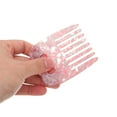thumbnail image 3 of Unique Bargains 1 Pc Vintage Portable Hair Insert Comb Red Acetate Sheet, 3 of 5