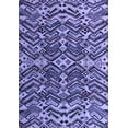 thumbnail image 1 of Ahgly Company Indoor Rectangle Abstract Blue Modern Area Rugs, 2' x 4', 1 of 4