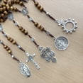 thumbnail image 6 of Catholic Rosary Necklace with Pardon Crucifix Medals Beads Chain Prayer Necklace for Religious Christians Worship, 6 of 8