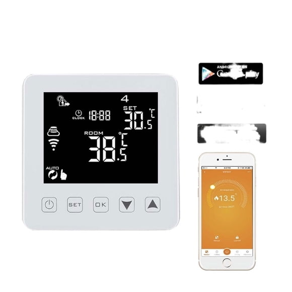 Thermostat Wifi Smart Home Tuya Thermostat Smart Air Conditioner Controller Wifi Heating Thermostat Digital ,Easily DIY
