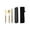 Gold, variant on HBBKVI Kitchen Essentials Chopsticks And Spoon Set For One Person One Chopstick Convenient Tableware Students Storage Box Fork Singles Wooden Chopsticks Five Piece Set Home Supplies