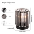 thumbnail image 3 of Naiovety Quemadores eléctricos de fusión de cera con pantalla de lámpara de cristal, lámpara LED de Aroma de vidrio eléctrico para el hogar, la Decoración del hogar Numero 3 Naiovety HA027495-03, 3 of 6
