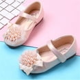 thumbnail image 6 of breaise Girls Dress Shoes Sparkle Mary Jane Princess Glitter Wedding Party Flats for Toddler Little Kids, 6 of 10