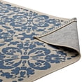 thumbnail image 5 of Modway Ariana 108x143.5" Floral Trellis Polypropylene Area Rug in Blue/Beige, 5 of 9