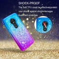 thumbnail image 2 of FIEWESEY For Motorola G7 Play Phone Case Moto G7 Play Glitter Case Sparkle Glitter Flowing Liquid Quicksand with Shiny Bling Diamond Women Girls Cute Phone Case For Motorola G7 Play - Blue+Purple, 2 of 6