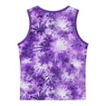 thumbnail image 4 of Spazoro Little and Big Girls Tank Tops Undershirts, Tie Dye Summer Breathable Sleeveless Camisole for Kids Girls Boys Purple Size 8 T, 4 of 6