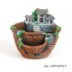 thumbnail image 2 of Maceta de resina para plantas suculentas, soporte para maceta, decoración del hogar (naranja), 2 of 6