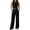 Black, variant on PBFRDSJ Cotton Linen Sets for Women Cropped Tank Top Wide Leg Pant Set Beach Vacation Summer Spring Casual Outfit with Pockets