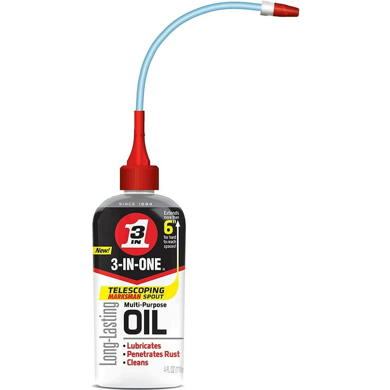 3-IN-ONE 4 OZ Multi-Purpose Oil, Automotive Lubricating Tool with