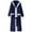 Navy, variant on Viikei Robes for Men,Viikei Mens Robes,Warm Soft Plush Mens Robe with Hood,Plus Size Plus Thick Robe for Men with Side Pocket and Belt,Bathrobes for Men Gifts