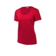 thumbnail image 3 of Sport-Tek ® Ladies Posi-UV  Pro Scoop Neck Tee. LST420, 3 of 4