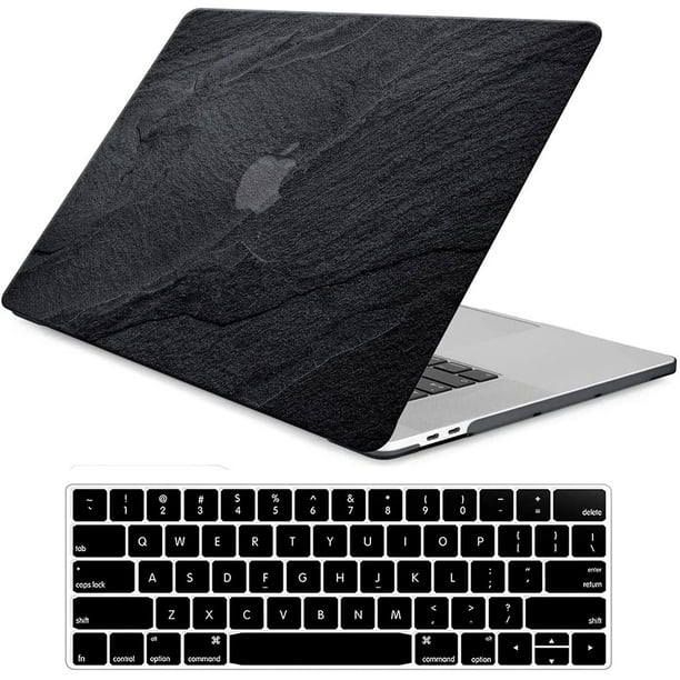 Compatible avec MacBook Air 13 pouces 2021 2020 2019 2018 Release M1 A2337/A2179/A1932,  MacBook Air 2020, coque rigide en plastique et housse de clavier pour Mac  Air 13,3 pouces, marbre noir 