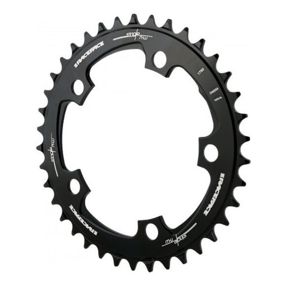 Plato P/biela Chainring Narrow Wide 130x42t Black Race Face Race Face G4