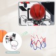 thumbnail image 4 of DECORNIJIA 1Set Door Hanging Basketball Hoop for Indoor Use with Stable Backboard and Detachable Net, 4 of 5