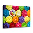 thumbnail image 2 of Colorful Cupcakes Rainbow Flower Cake Canvas Poster Bedroom Decor Sports Landscape Office Room Decor Gift,Frame-style,20x30inch(50x75cm), 2 of 8