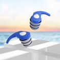 thumbnail image 3 of Bouchons d'Oreilles Antibruit en Silicone Réutilisables pour la Réduction du Bruit Protection Auditive Confortable pour Dormir en Nage Plus de Protection Auditive Bouchons d'Oreilles, 3 of 8