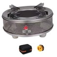 thumbnail image 3 of koolsoo Camping Gas Burner Convenient Compact Mini Burner for Outdoor Cooking Picnic Argent, 3 of 9
