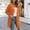 Orange#03, variant on Womens 2025 Summer Lightweight Cardigan 3/4 Length Sleeve Open Front Casual Loose Shirts Top Beach Cover Ups