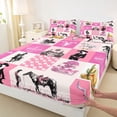 thumbnail image 3 of jejeloiu Bohemian Bull Skull Twin Sheet Sets,Rustic Farmhouse Cowgirls Bedding For Women Girls 3pcs, 3 of 7