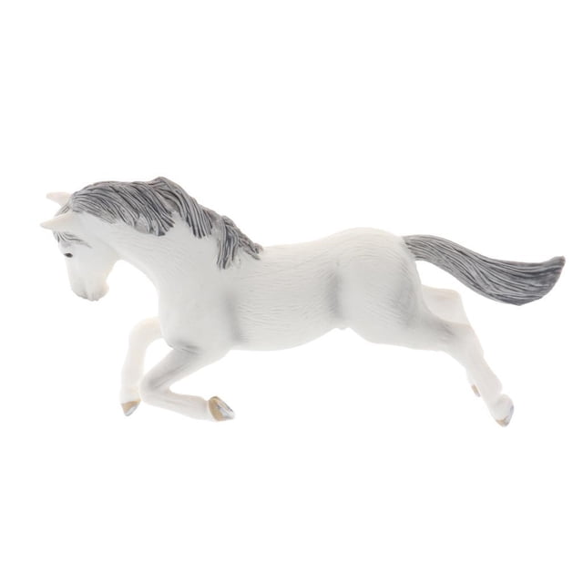 Juguete de Modelo de animal estático Bewildely caballo corriendo Type2