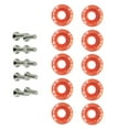 thumbnail image 2 of Juego surtido de arandelas Speravity para coche 10 piezas Aleación de aluminio Naranja, 2 of 6