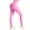Hot Pink, variant on Resivox Women's High Waisted Seamless Yoga Pants - Contouring Hip-Lifting Leggings, Moisture-Wicking Fabric for Workouts & Daily Activities, Neutral Solid Color Hot Pink M