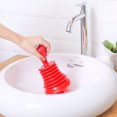thumbnail image 4 of 1pc Toilet Plunger Holder, Kitchen Bathroom Sink Drain Pipe Pipeline Dredge, Suction Cup Toilet Plunger, 4 of 4