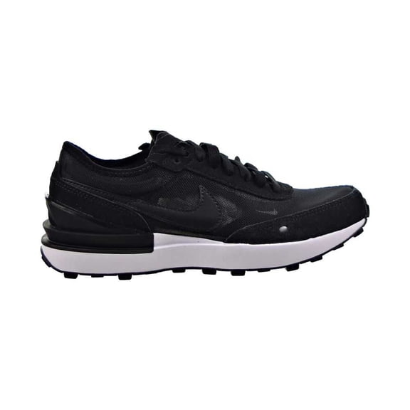 Nike Waffle One (GS) Big Kids' Shoes Black-White-Orange dc0481-001