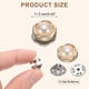 thumbnail image 2 of 10 Conjuntos de Botones de Broche, Botones de 11.5 mm Sin Coser, Pines de Broche Desmontables para Ropa, Suéteres, Abrigos (Negro), 2 of 7