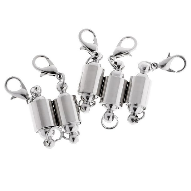 5pcs Column Clasp Necklace Connector Clasp For Jewelry Making