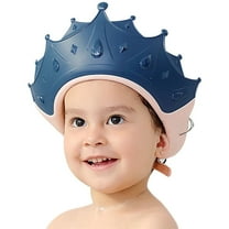 Casewin Safe Shampoo Shower Bathing Protection Soft Cap Hat for Toddler's, Baby ,Children & Kids to Keep the Water Out of Their Eyes & Face (Blue)