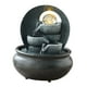 thumbnail image 4 of Fuente de cascada para interiores, fuente de mesa de piedra artificial, fuente de agua decorativa Estilo A, 4 of 9