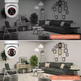 thumbnail image 3 of 2pcs Cámara De Seguridad Wifi Hd 360° Visión Nocturna Alarma, 3 of 8