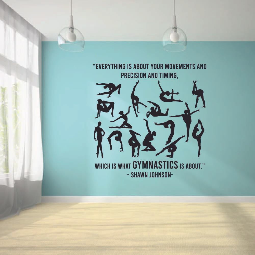 Movements Precision Timing Gymnastics Motivation Quote Wall ...