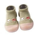 1 Pair Baby Socks Shoes Wear Resistant Flexible Rubber Sole Breathable