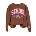 thumbnail image 3 of Embroidered Senior Sweatshirt Class of 2027, Senior Graduation Back to School Gifts Long Sleeve Cute Tops Oversized Pullover Fall Outfits, 3 of 5