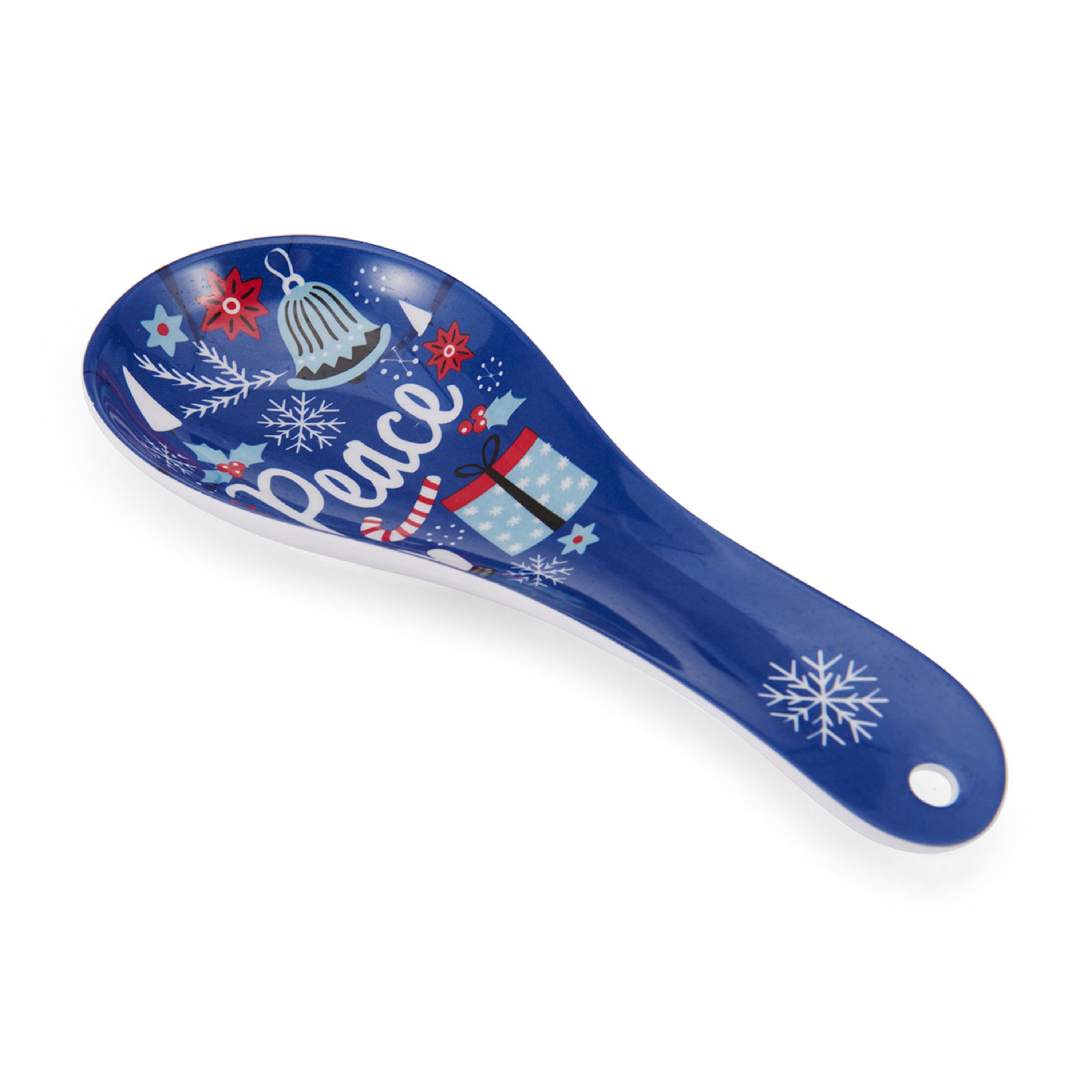 Farberware Holiday Snowman Melamine Spoon Rest 
