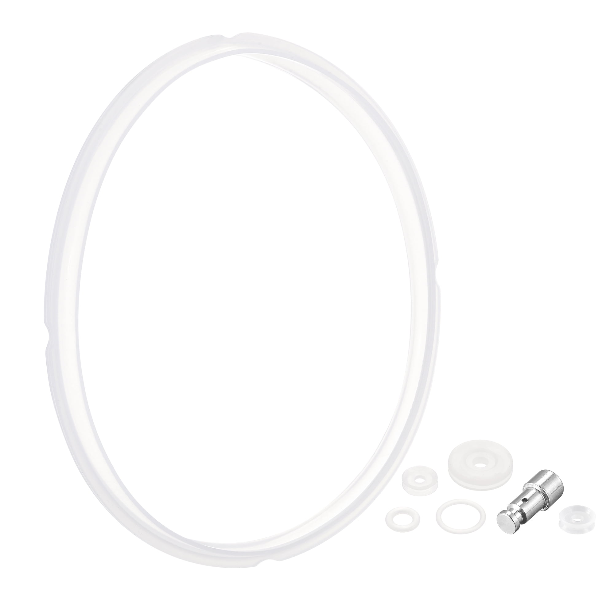 Uxcell 8 Quart Sealing Ring with Float Valve Seal, Silicone Gasket for Pressure Cooker 1 Set