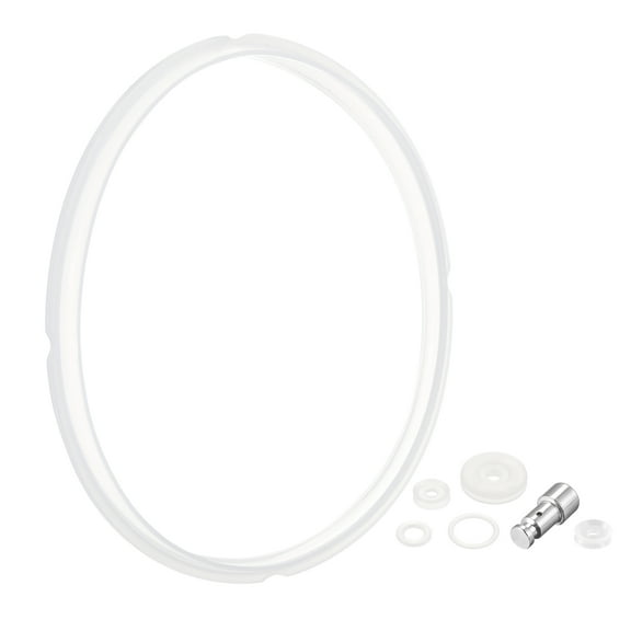 Uxcell 9.36''  5 or 6 Quart Sealing Ring Float Valve Seal Gasket Rubber Silicone White 1 Set