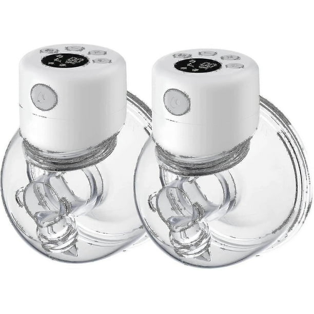 Wearable Breast Pump, Lcd Hands-free Pump, Low Noise & Painless Electric Breastfeeding Pump, 24mm Flange Jm5-2