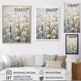 thumbnail image 4 of Designart "Neutral Toned Snowdrop Serenity" Snowdrops Floater Framed Canvas Art Print, 4 of 5