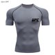 thumbnail image 1 of camiseta fitness hombres compresión correr apretado deporte camiseta entrenamiento jogging camisas gimnasio secado rápidopangjing, 1 of 4