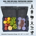 thumbnail image 4 of VEVOR 25L Portable Car Refrigerator Freezer - Dual Zone Compressor for Car and Home, 4 of 12