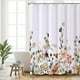 thumbnail image 1 of Cortina de Ducha de Poliéster Decorativa CHAO Diseño de Flores y Plantas 180 x 180 cm, 1 of 5