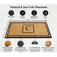 thumbnail image 3 of A1 Home Collections Hand-Crafted Rubber Coir Doormat Double/Single Door Mat for Outdoor 24x48 inch, 3 of 7